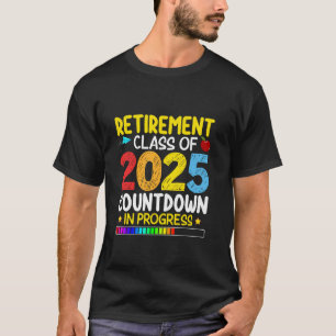 T-shirt Catégorie De Retraite Drôle De 2025 Compte À Recom
