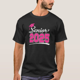 T-shirt Catégorie supérieure de 2025 25 Aînés Diplômés Fil
