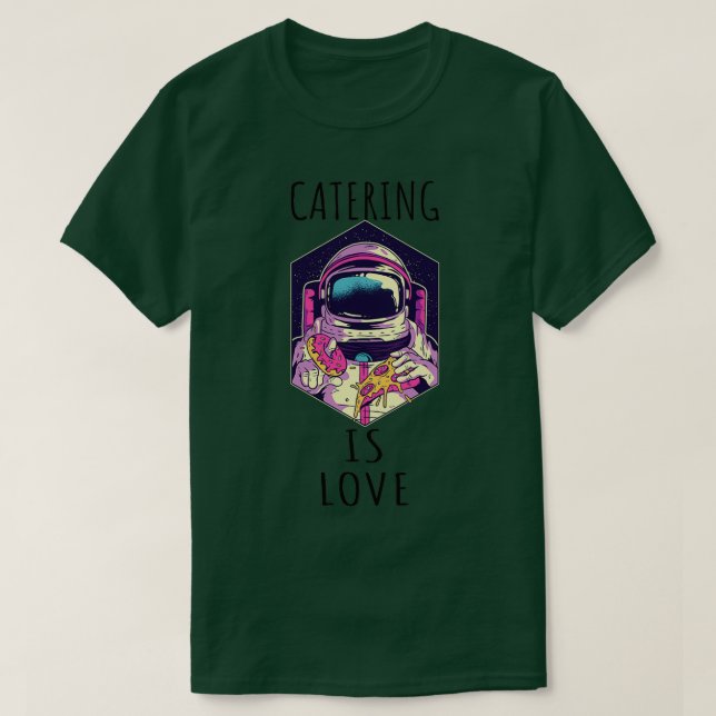 T-shirt Catering Is Love  (9) (Design devant)