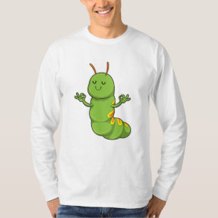 T-shirt Caterpillar à la Méditation du Yoga