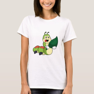 T-shirt Caterpillar avec feuille