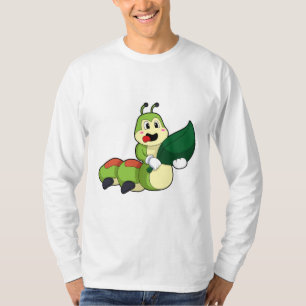 T-shirt Caterpillar avec feuille