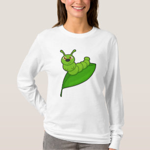T-shirt Caterpillar avec feuille