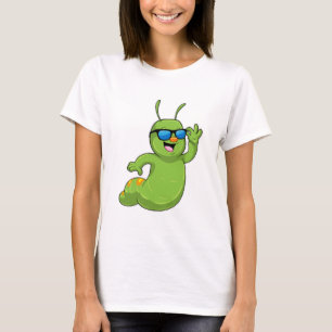 T-shirt Caterpillar avec lunettes de soleil