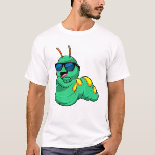 T-shirt Caterpillar avec lunettes de soleil