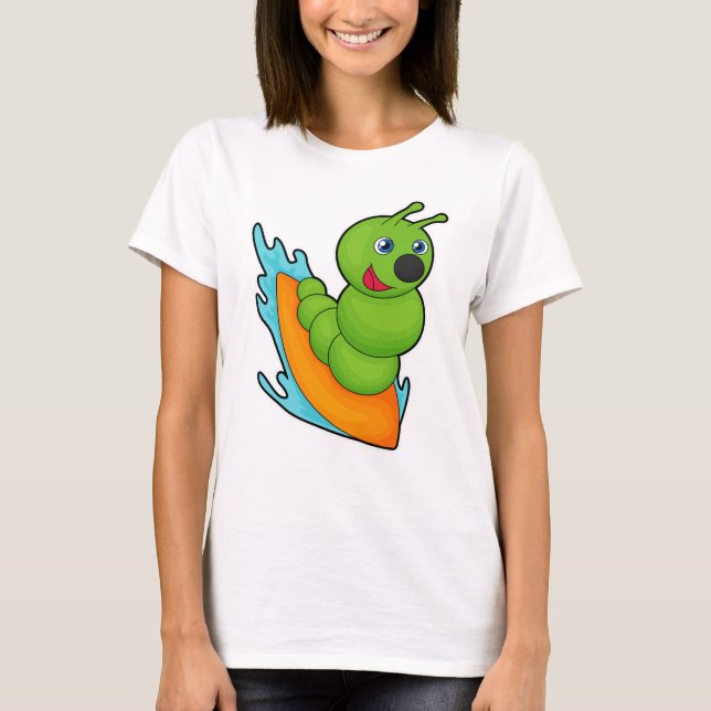 T-shirt Caterpillar comme Surfer avec Surfer (Devant)