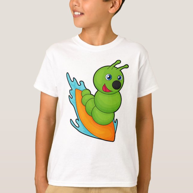 T-shirt Caterpillar comme Surfer avec Surfer (Devant)