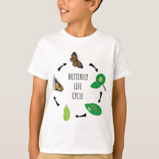 T-shirt Caterpillar Cycle de vie des papillons Biologie Sc