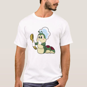 T-shirt Caterpillar en chef avec cuillère en bois