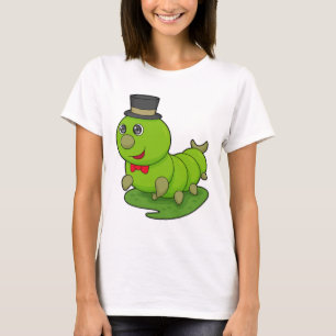 T-shirt Caterpillar en Gentleman avec Cylindre