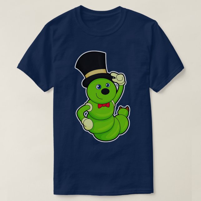 T-shirt Caterpillar en Groom avec Casquette (Design devant)