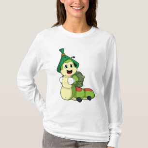 T-shirt Caterpillar en tant qu'étudiant avec sac à dos