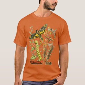 T-shirt Caterpillar Hawk Moth Entomolog scientifique Vinta