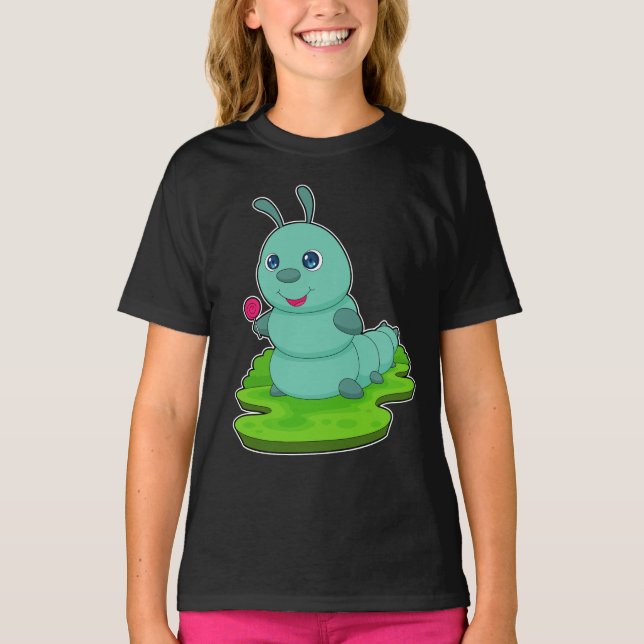 T-shirt Caterpillar Lollipop (Devant)