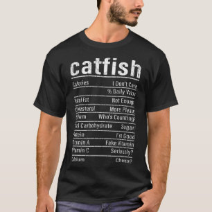 T-shirt Catfish Faits amusant Pêcheur Amoureux Pêche Graph