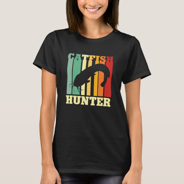 T-shirt Catfish Hunter River Pêche Pêche Pêche Pêche Pêche (Devant)