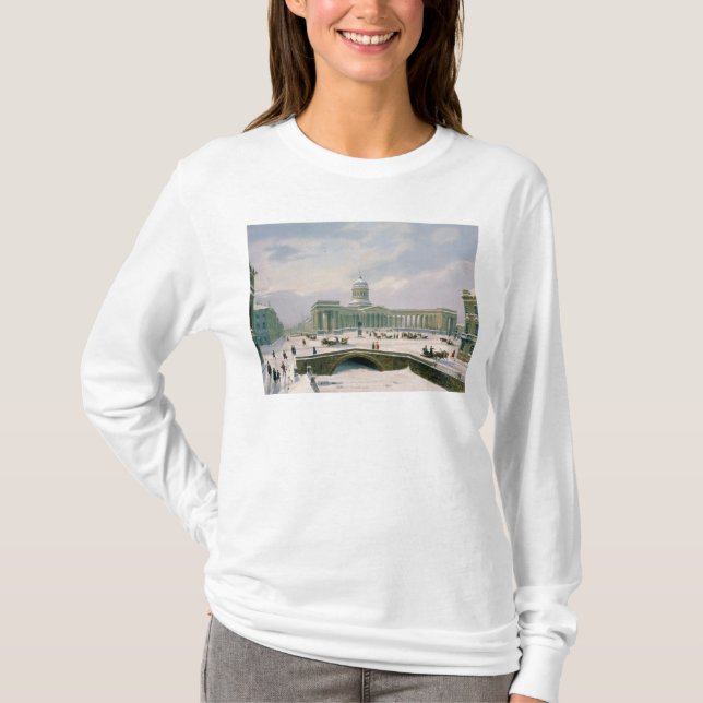 T-shirt Cathédrale de Kazan, St Petersburg (Devant)