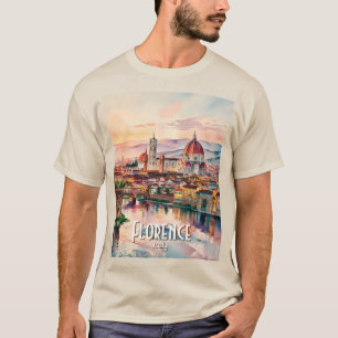 T-shirt Cathédrale de la cathédrale de Florence sur mesure