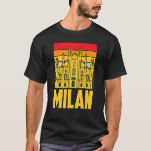 T-shirt Cathédrale de Milan d'Italie Dom De Milan