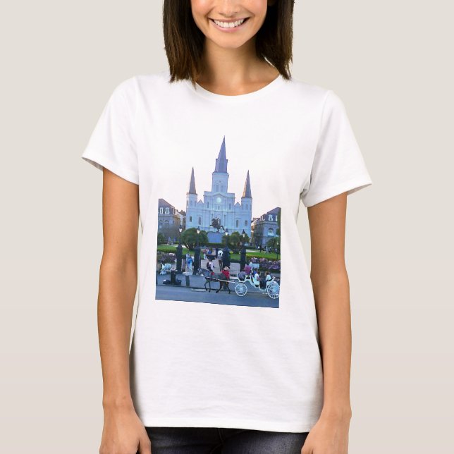 T-shirt Cathédrale de St Louis (Devant)
