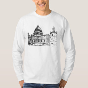 T-shirt Cathédrale de St Pauls, Londres. Croquis