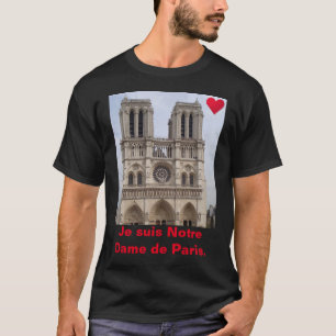T-shirt Cathédrale Notre-Dame de Paris.