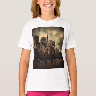 T-shirt Cathédrale Notre-Dame Spier, Paris France