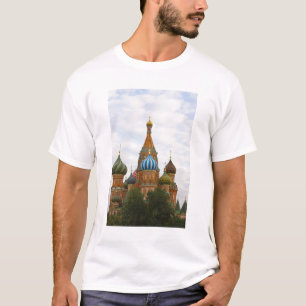 T-shirt Cathédrale Saint-Basile en Carré rouge, Moscou
