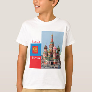 T-shirt Cathédrale Saint-Basile. Russie