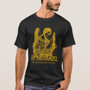 T-shirt catholicisme Or Gabriel Archange chrétien S