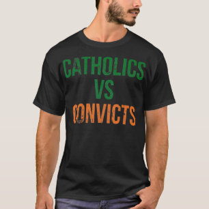 T-shirt Catholics Vs Condamne Le Style Rétro Vintage