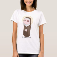 Catholique mignon de Clare de saint