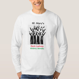 T-shirt Catholique noir