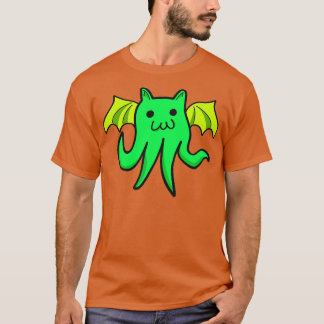 T-shirt Cathulu Cute Kawaii Cthulhu
