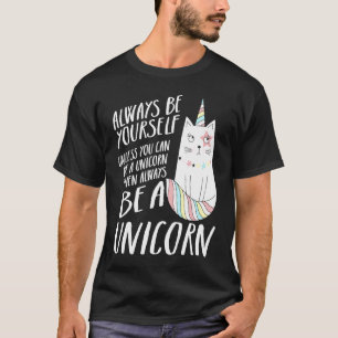 T-shirt Caticorn Filles Licorne Féminine Chat Kittycorn