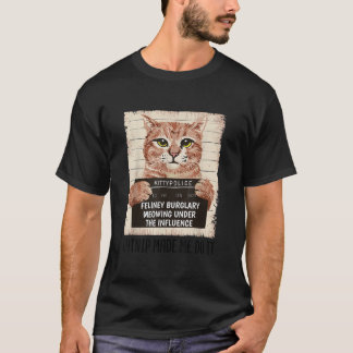 T-shirt Catnip Made Me Do It Shirt Funny Chat propriétaire
