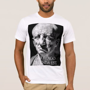 T-shirt Cato l'aîné - est de CARTHAGO DELENDA