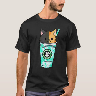 T-shirt Catpuccino Chat Pun Chat  Jour du Chat Jour du Caf