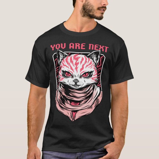 T-shirt Cats Are Evil  Demon Kitty  You Are Next (Devant)