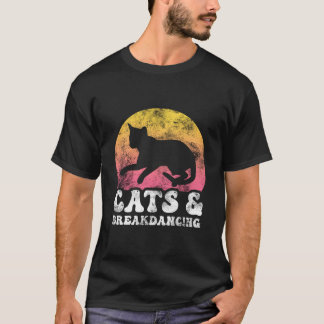 T-shirt Cats Breakdancing Hobby