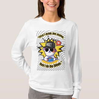 T-shirt cats café