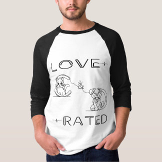 T-shirt Cats & Dogs, Love Rated