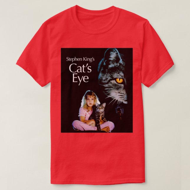 T-shirt Cats Eye 1985 Lewis Teague (Design devant)
