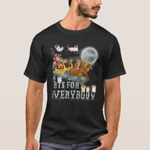 T-shirt Cats For Everybody Santa Ugly Christmas Sweater