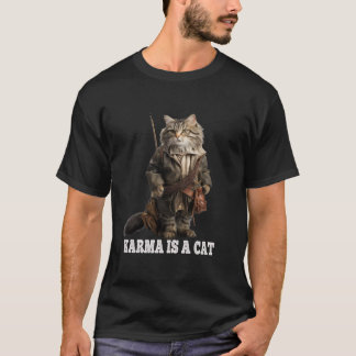 T-shirt Cats Karma est un chat Angler Cat