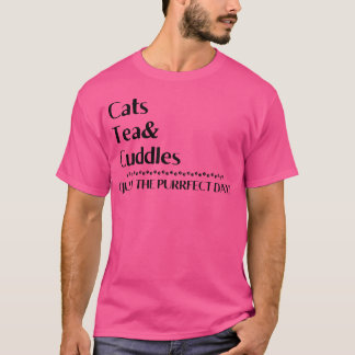 T-shirt Catsea Cuddleshe Jour Parfait rétro