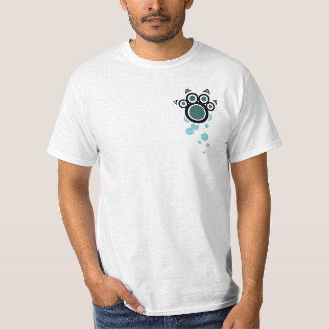 T-shirt catsnowboardpaw_2 (Devant)