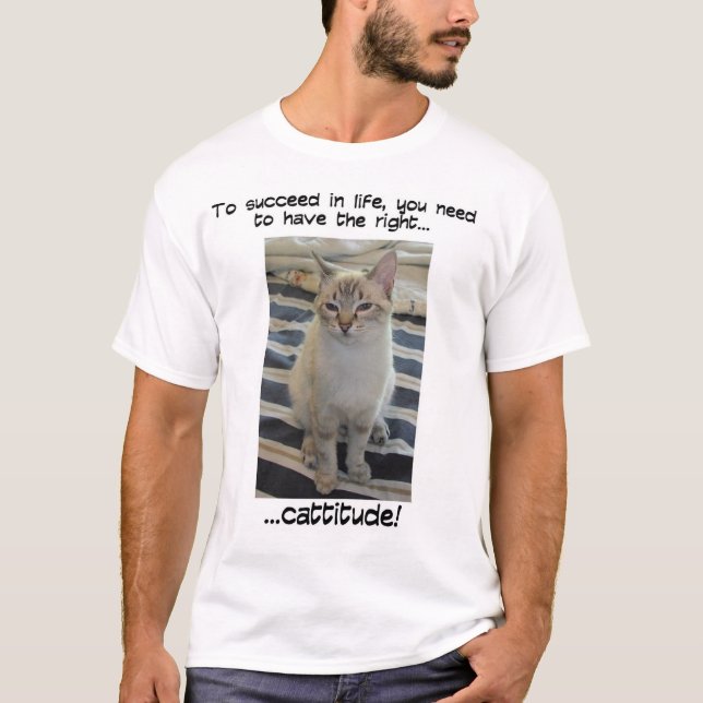 T-shirt Cattitude 2 (Devant)