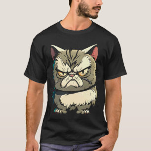 T-shirt Cattitude  Attitude de chat Agacé  1