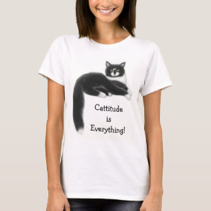 T-shirt Cattitude est tout bébé de dames - chemise de